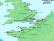 Map of The Saxon Shore Forts (Wikipedia)